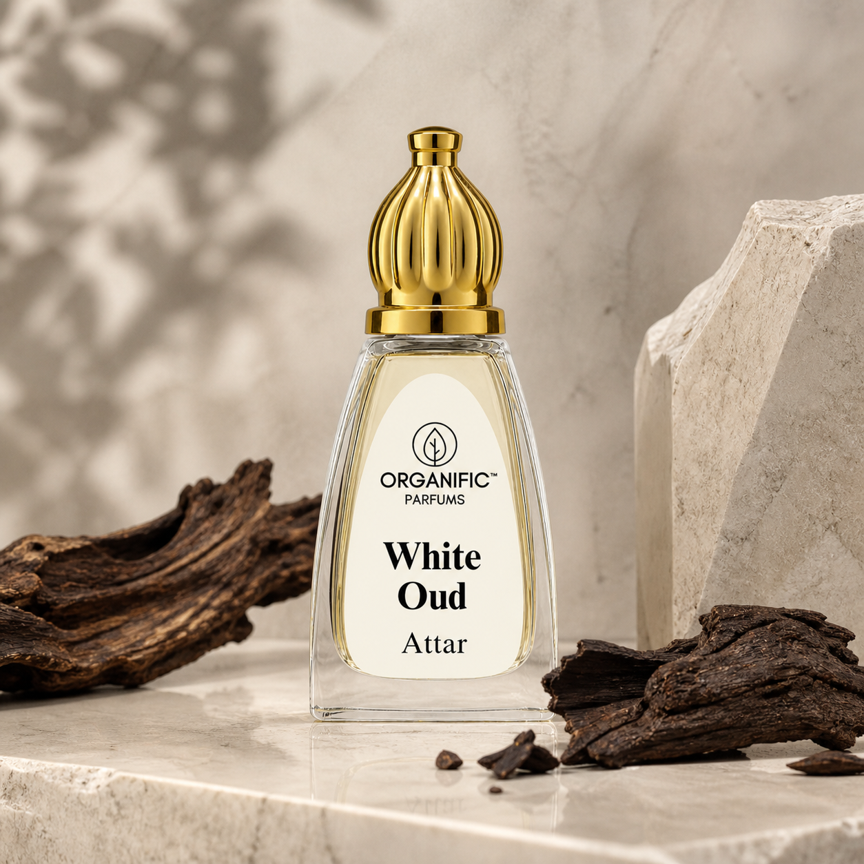 White Oud Attar (12 ml) - Handcrafted in Kannauj