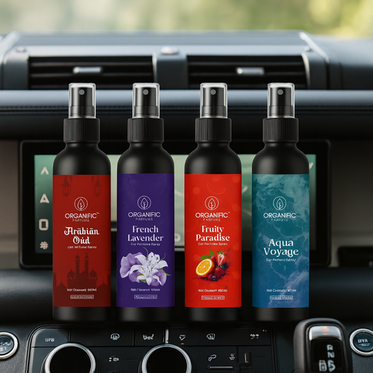 Luxury Car Perfume Spray Combo (Pack of 4 x 100 ml)