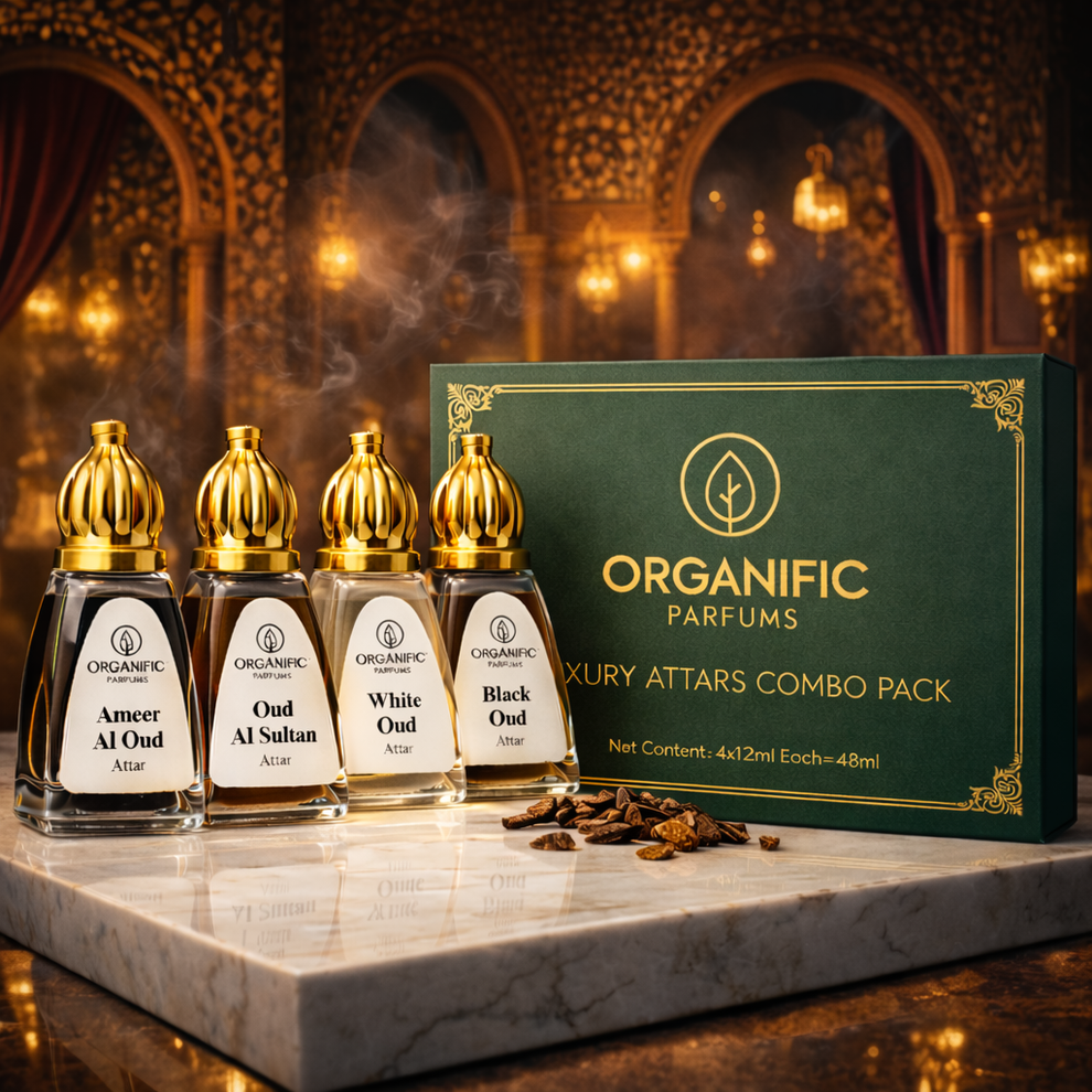 Luxury Oud Collection - Set of 4 Attars – Organific