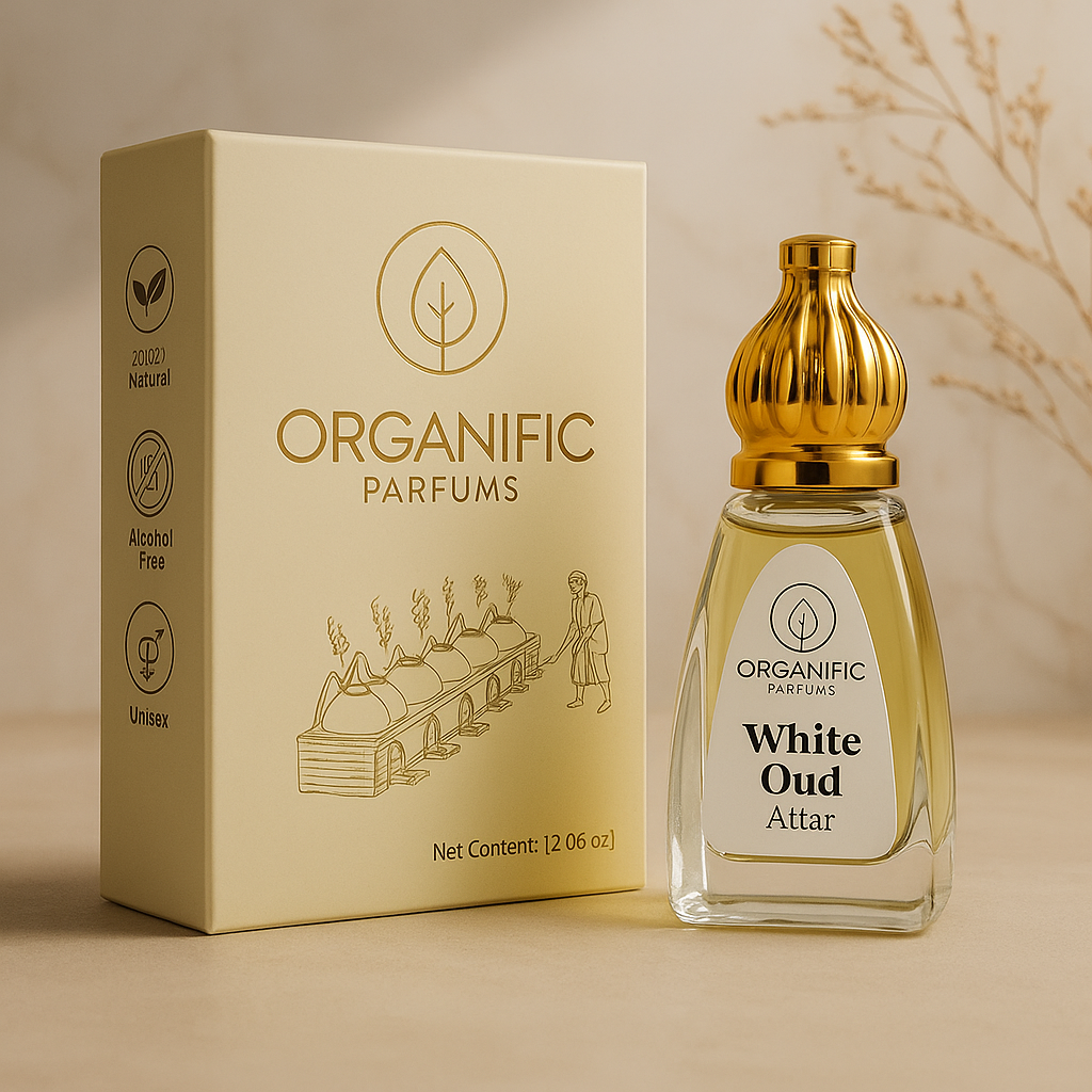 White Oud Attar (12 ml) - Handcrafted in Kannauj