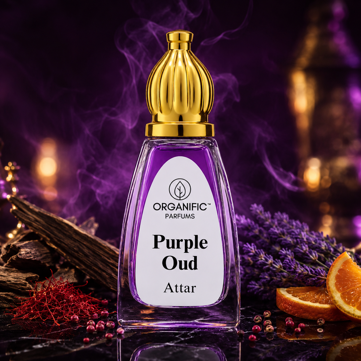 Purple Oud Attar (French Arabian Fusion) - 12 ml